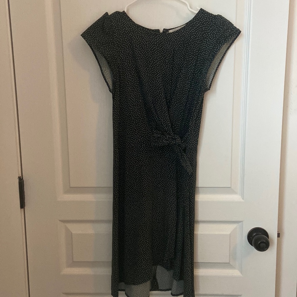 Green polka dot Loft dress